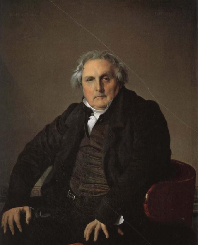 Jean-Auguste Dominique Ingres Mr. Bertin portrait oil painting image